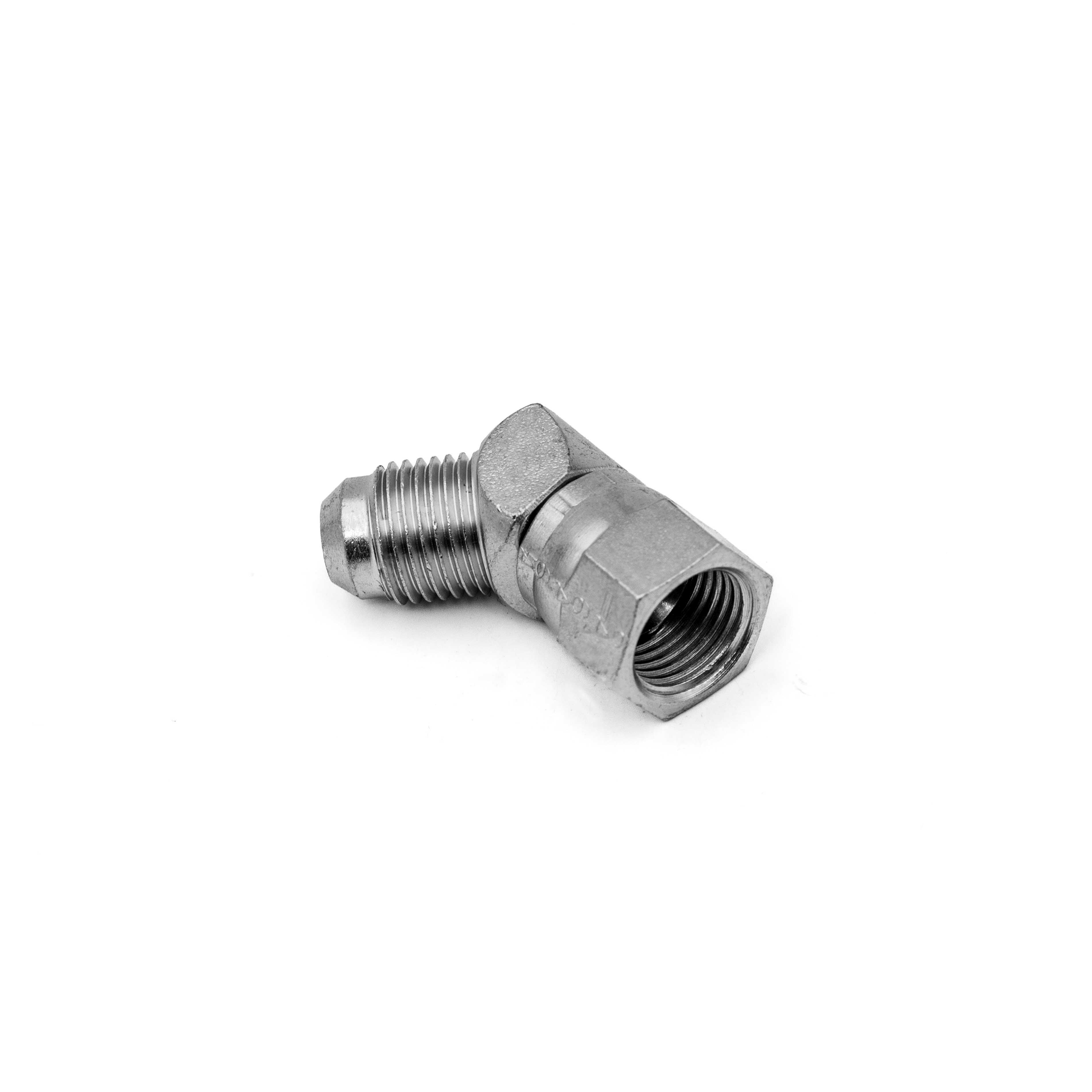 2J4  45°bend,American Jlc external thread,74°external cone JlC internal thread, 74°internal cone