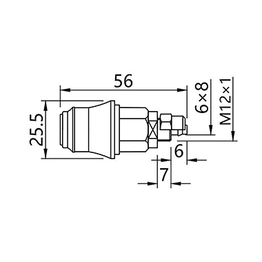 21KB KO  Pneumatic quick change-female