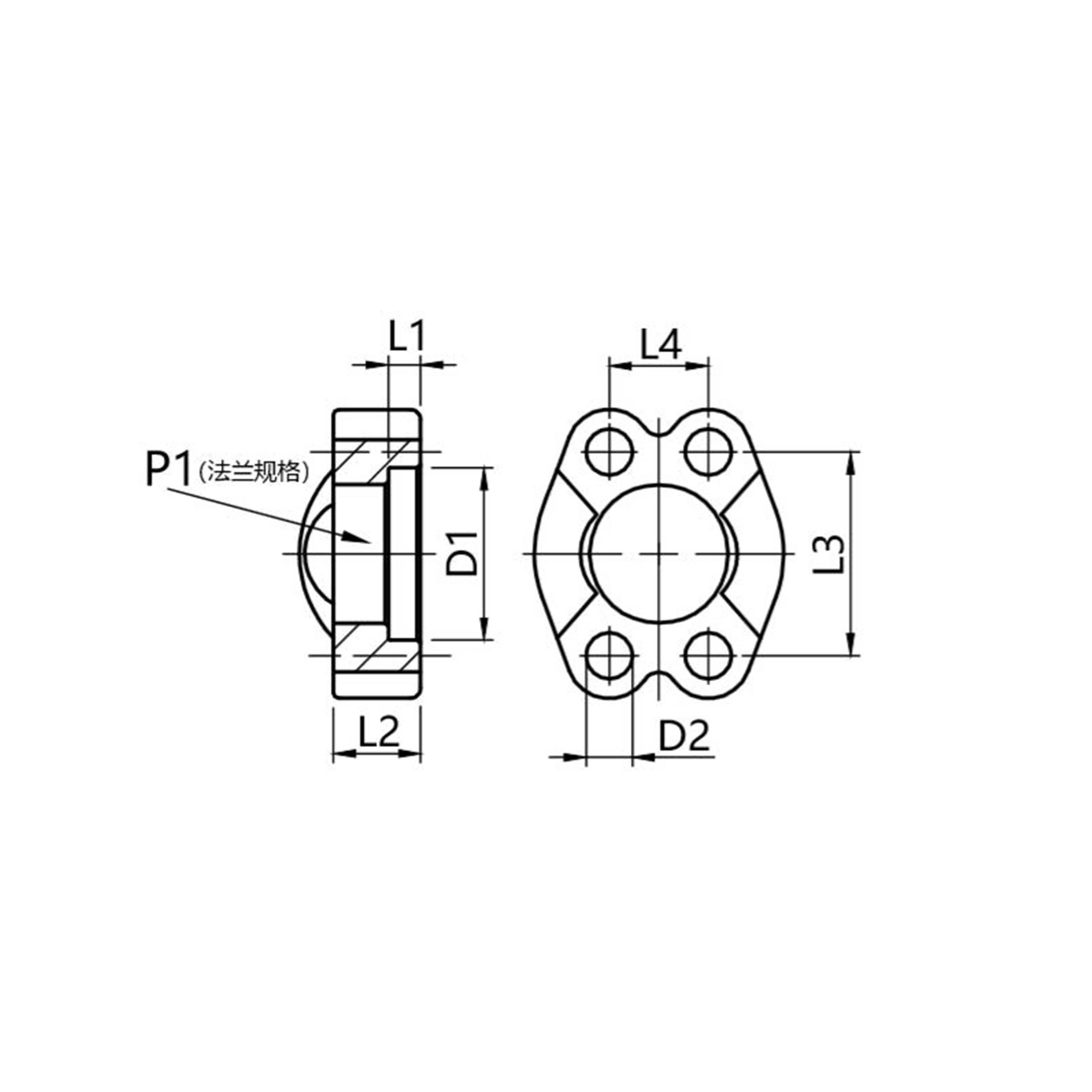 FUS SAE  Flange piece