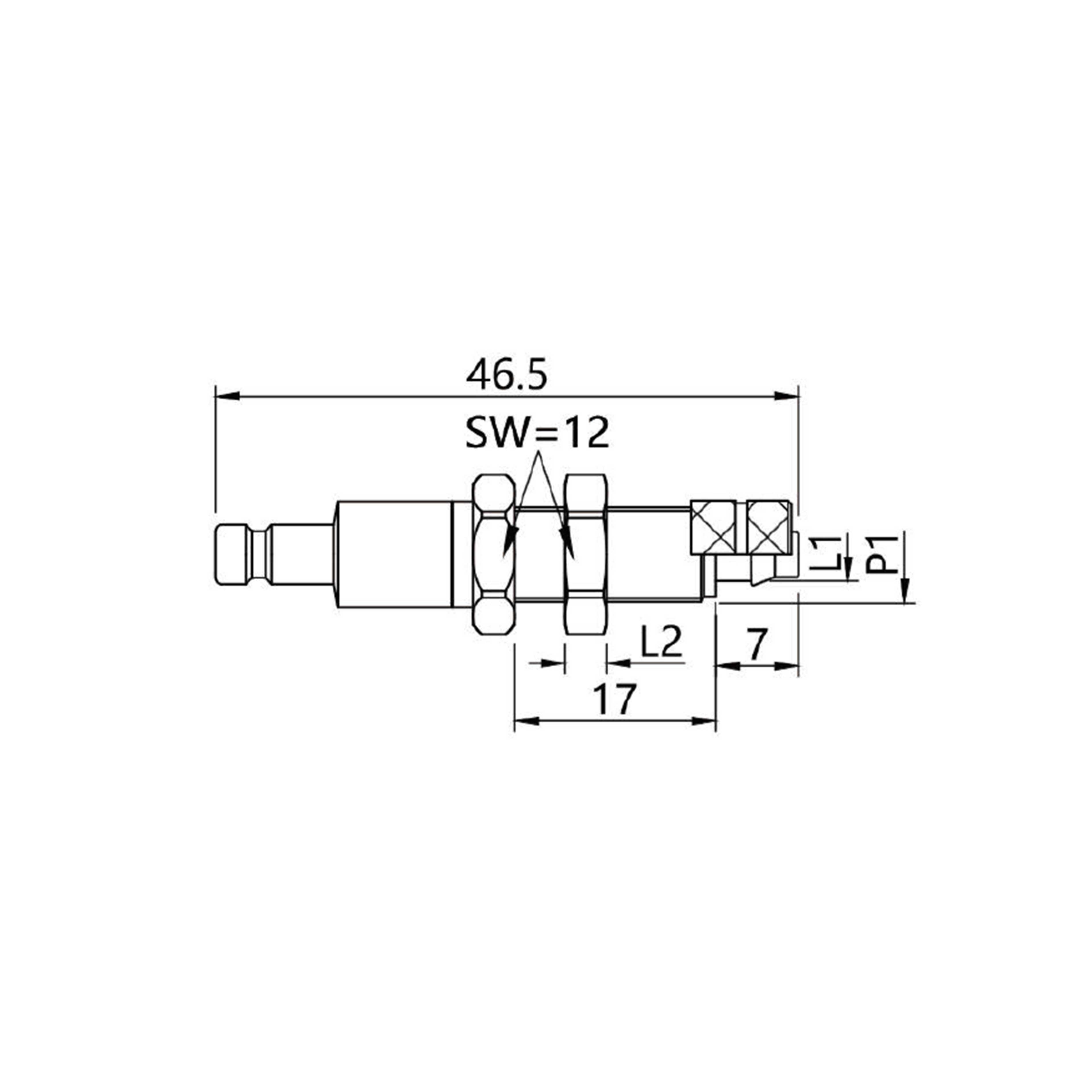 20SB KS  Pneumatic quick change-male