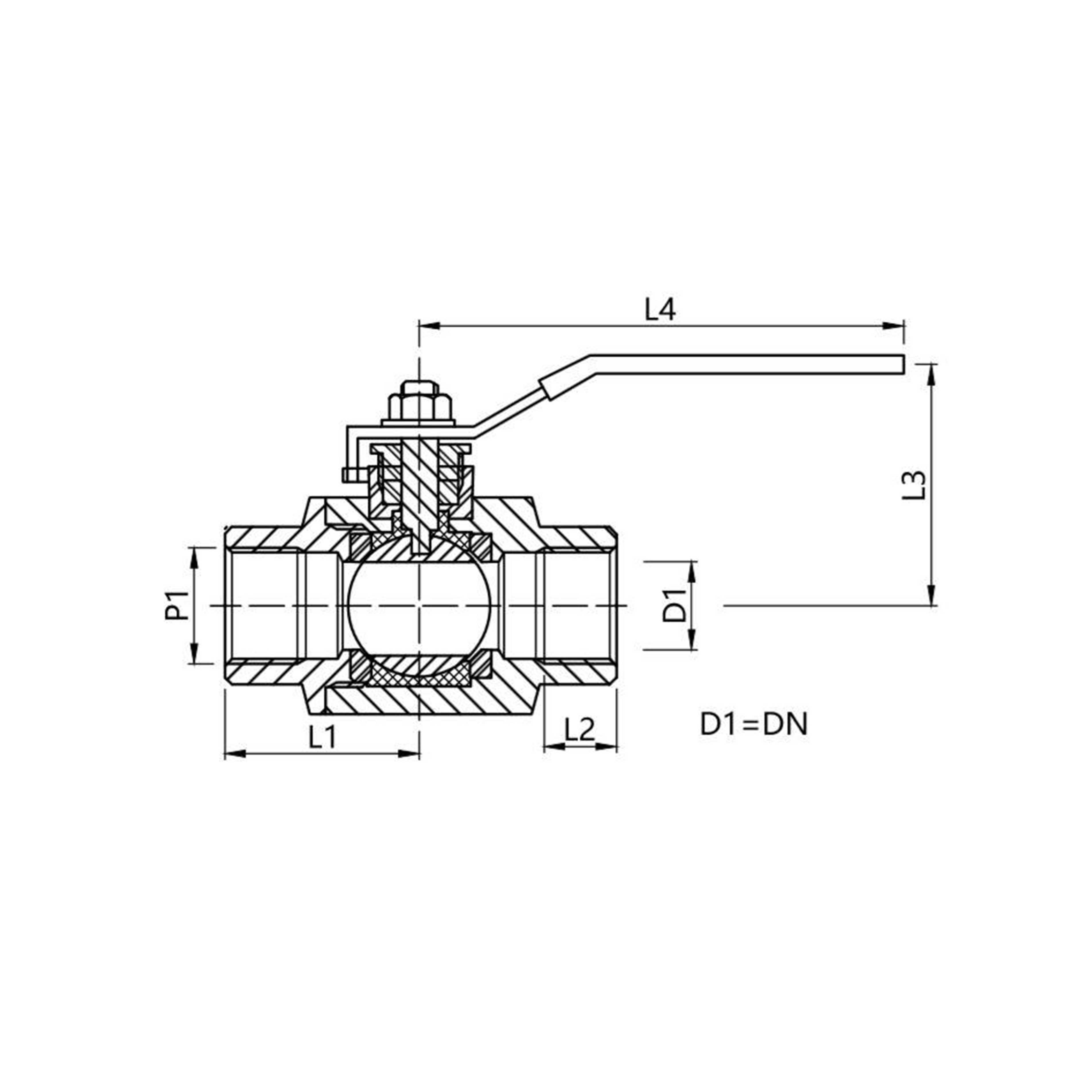 Q14F  L-type three-way ball valve