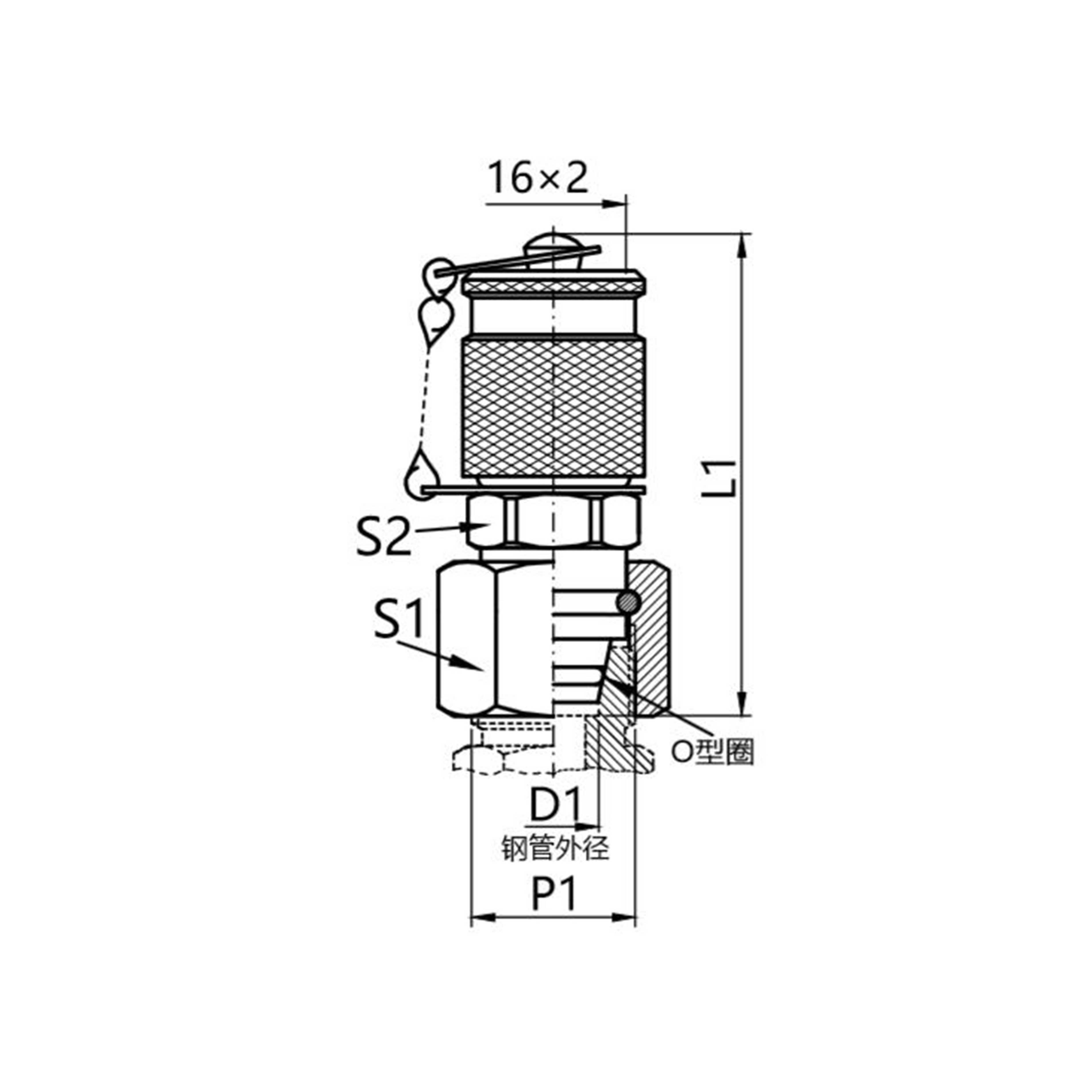 VKA3  Pressure test connector