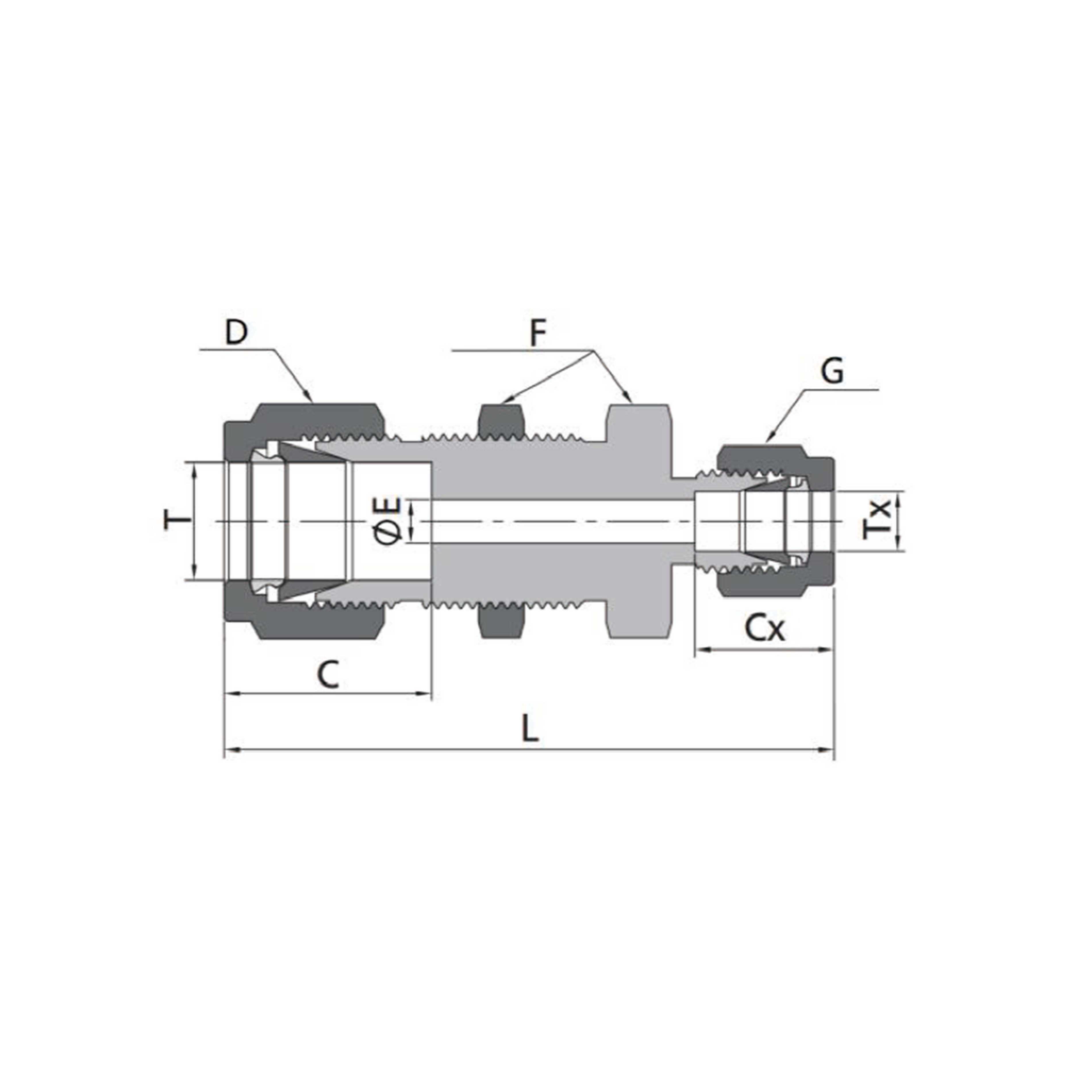 Bulkhead Reducing Unions