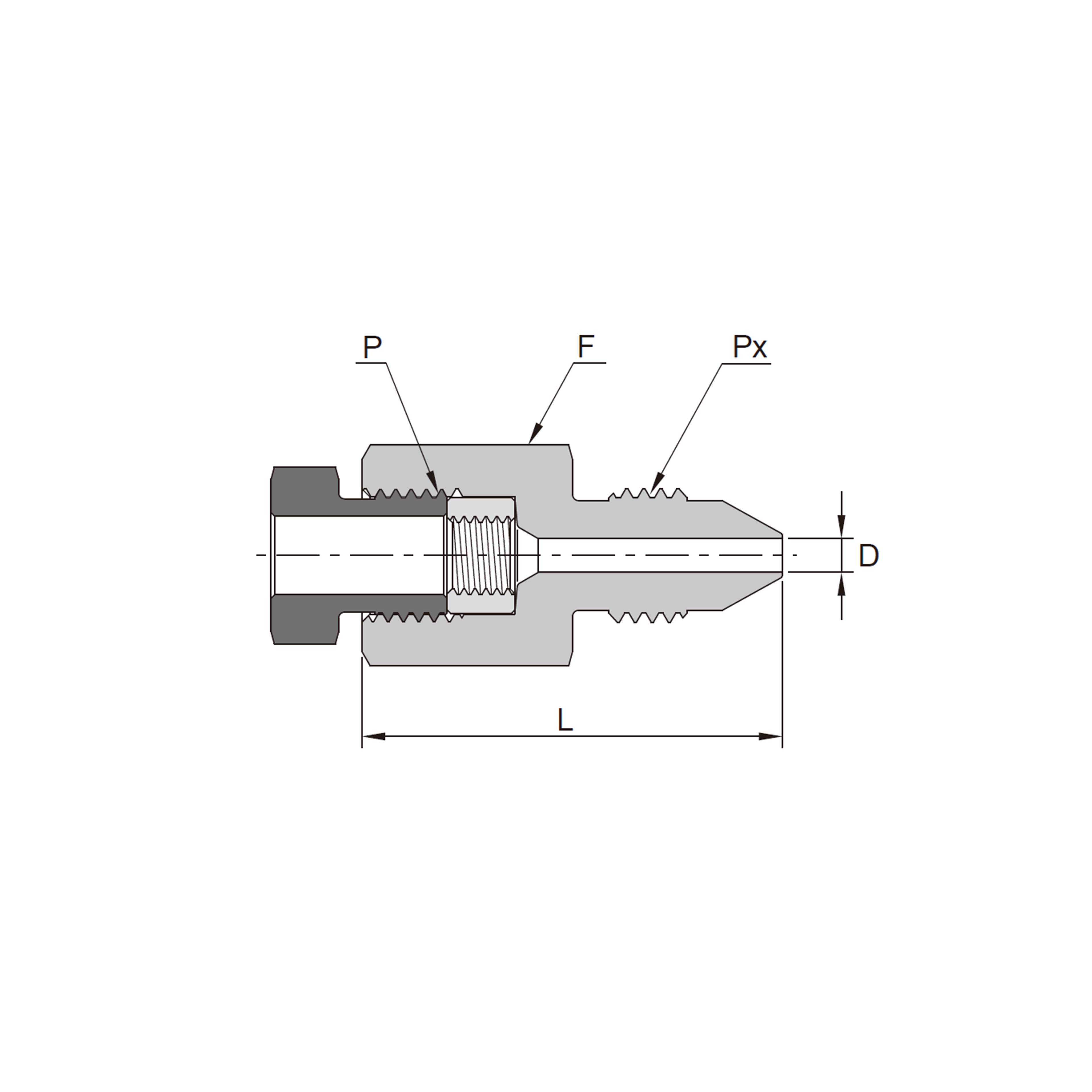 Female Medium Pressure to Male Medium Pressure