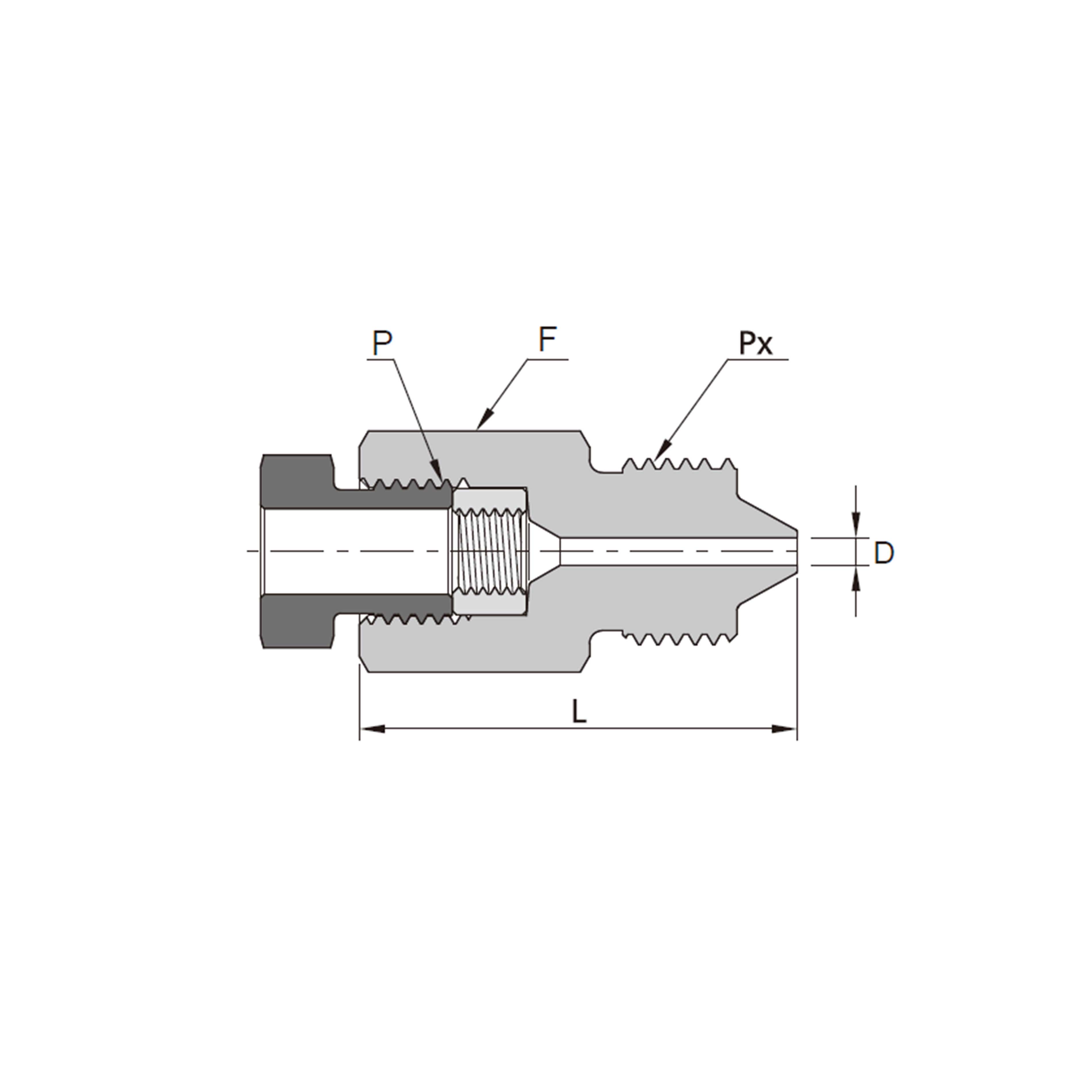 Female Medium Pressure to Male Medium Pressure