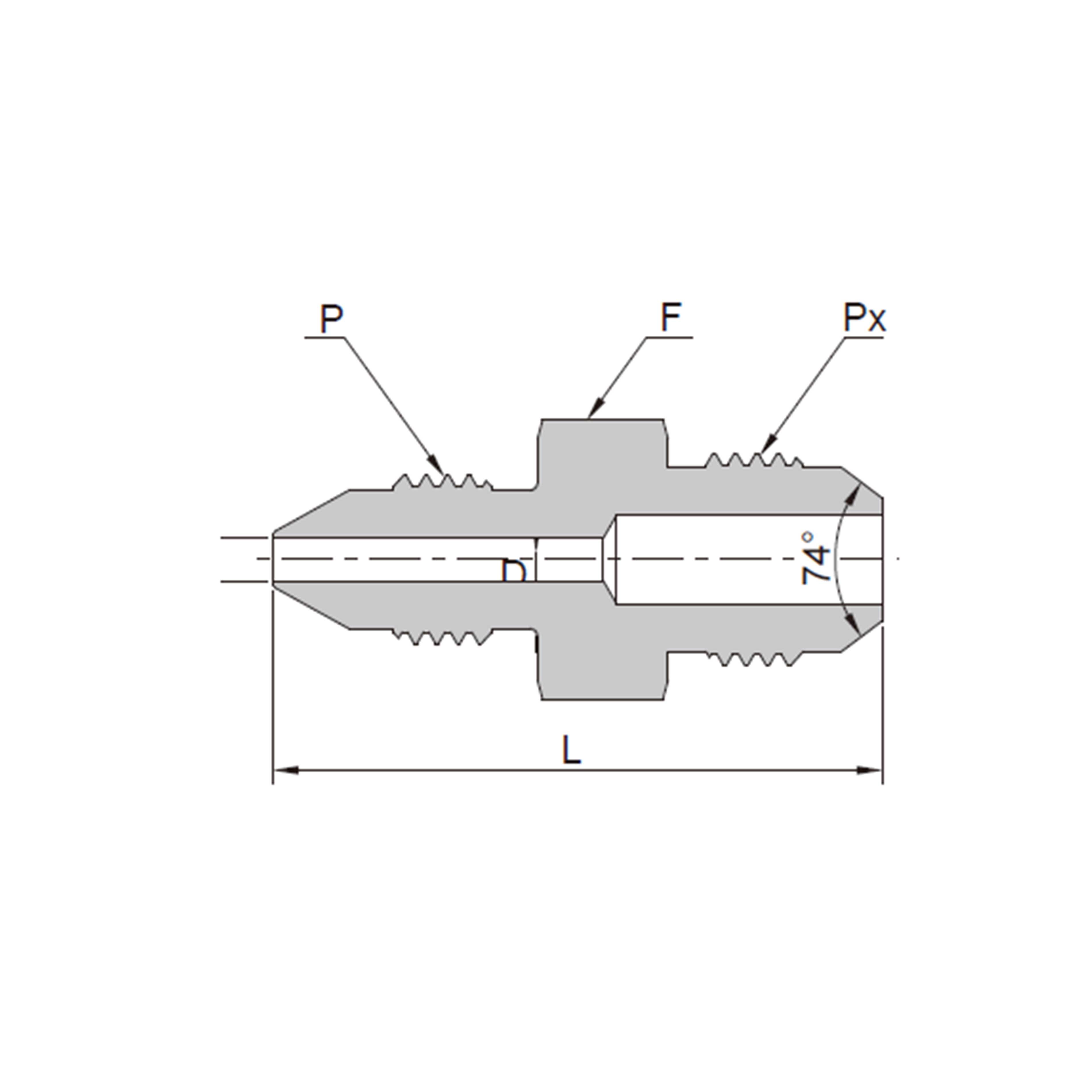 Male Medium Pressure to Female NPT