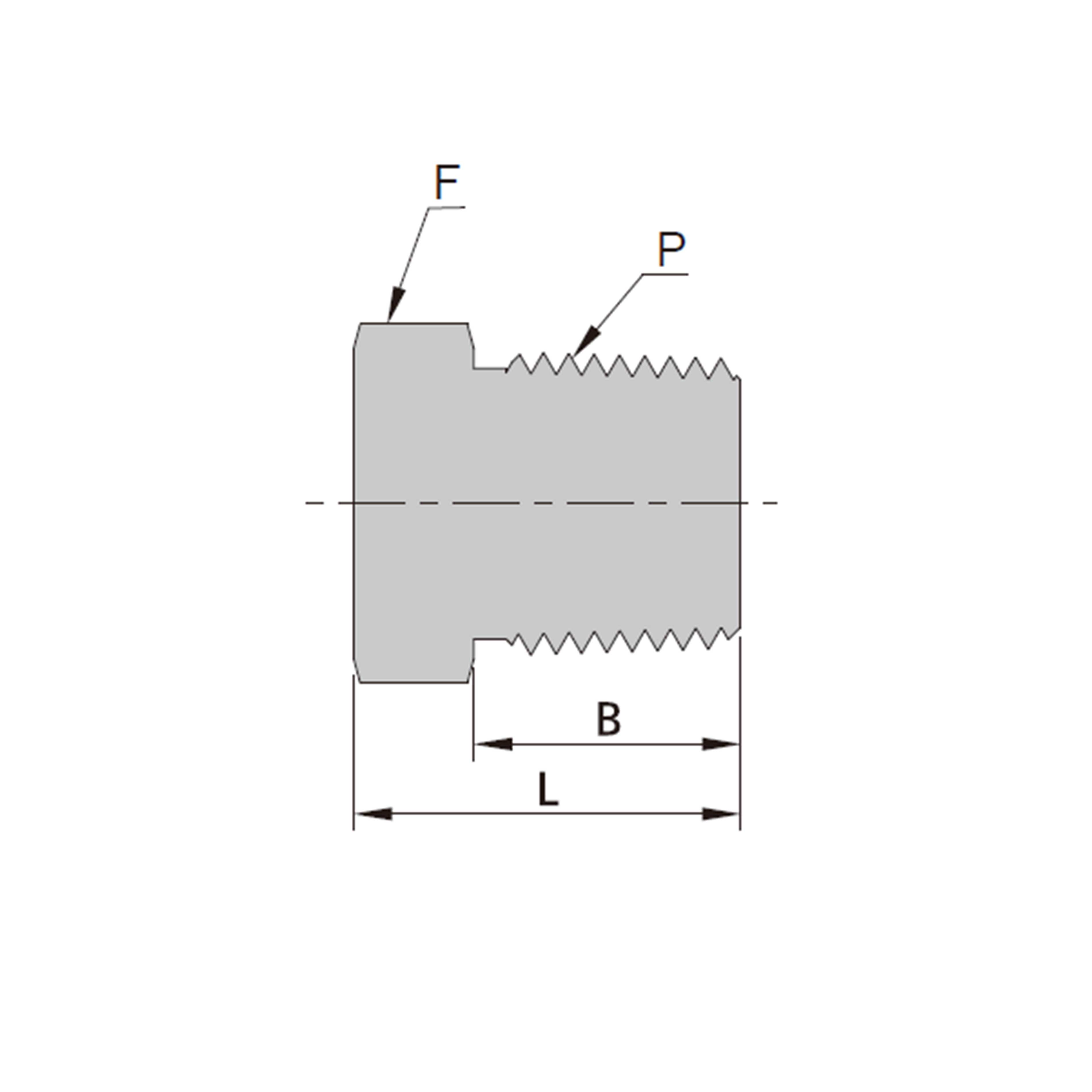 Male NPT Threads（Male NPT Threads/Male ISO Tapered Threads）