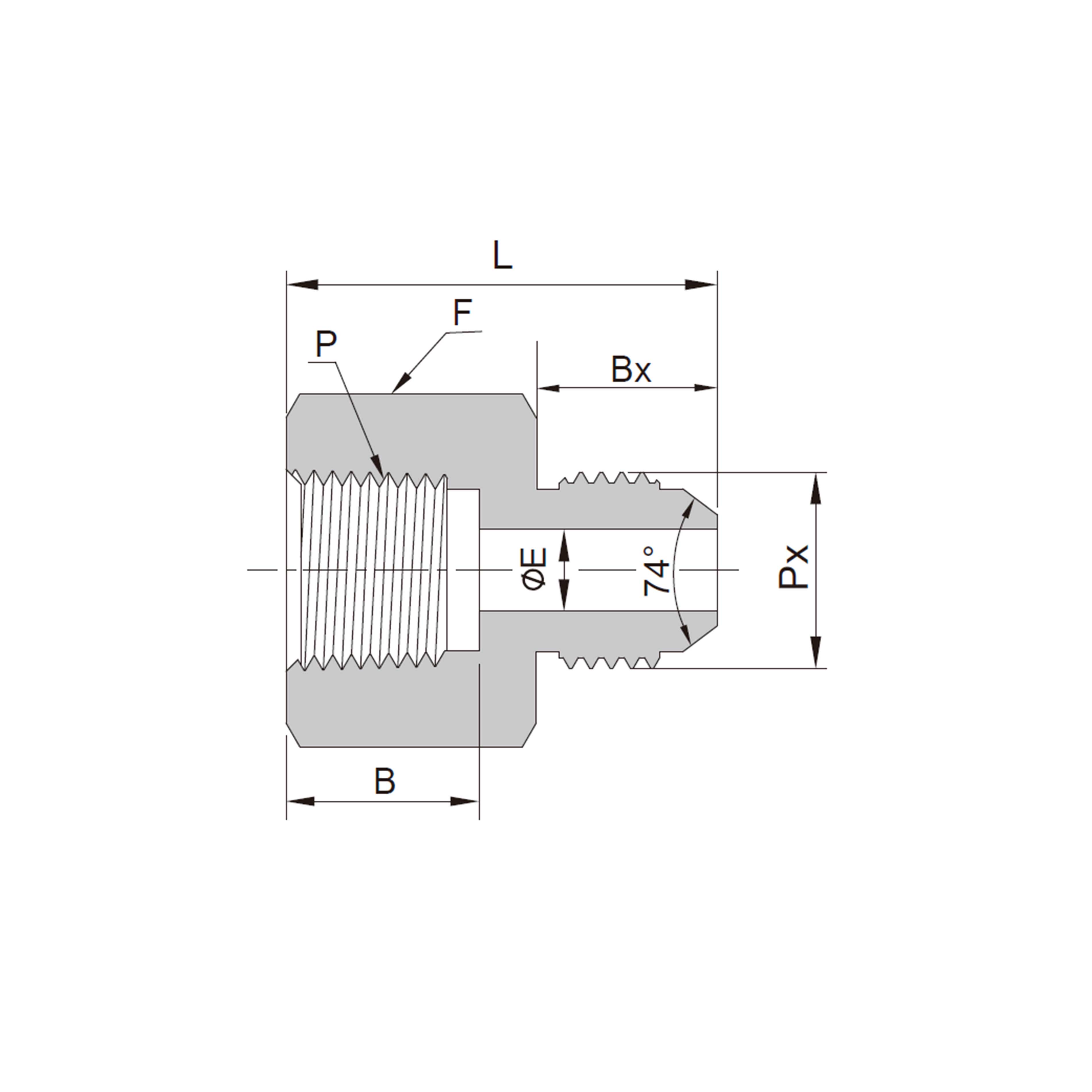 Adapters(Female NPT Threads to Male JIC)