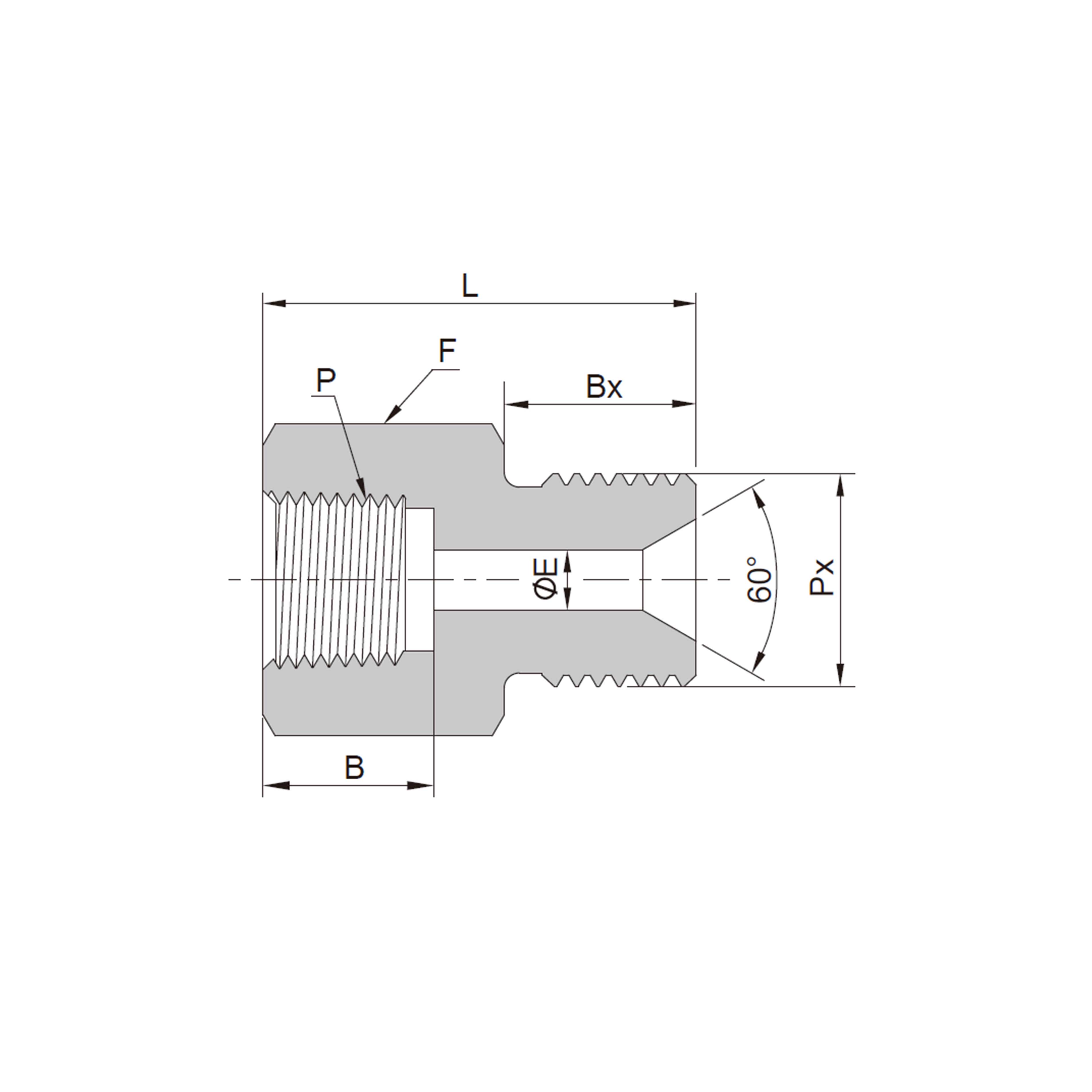 Adapters(Female NPT Threads to Male Type 
