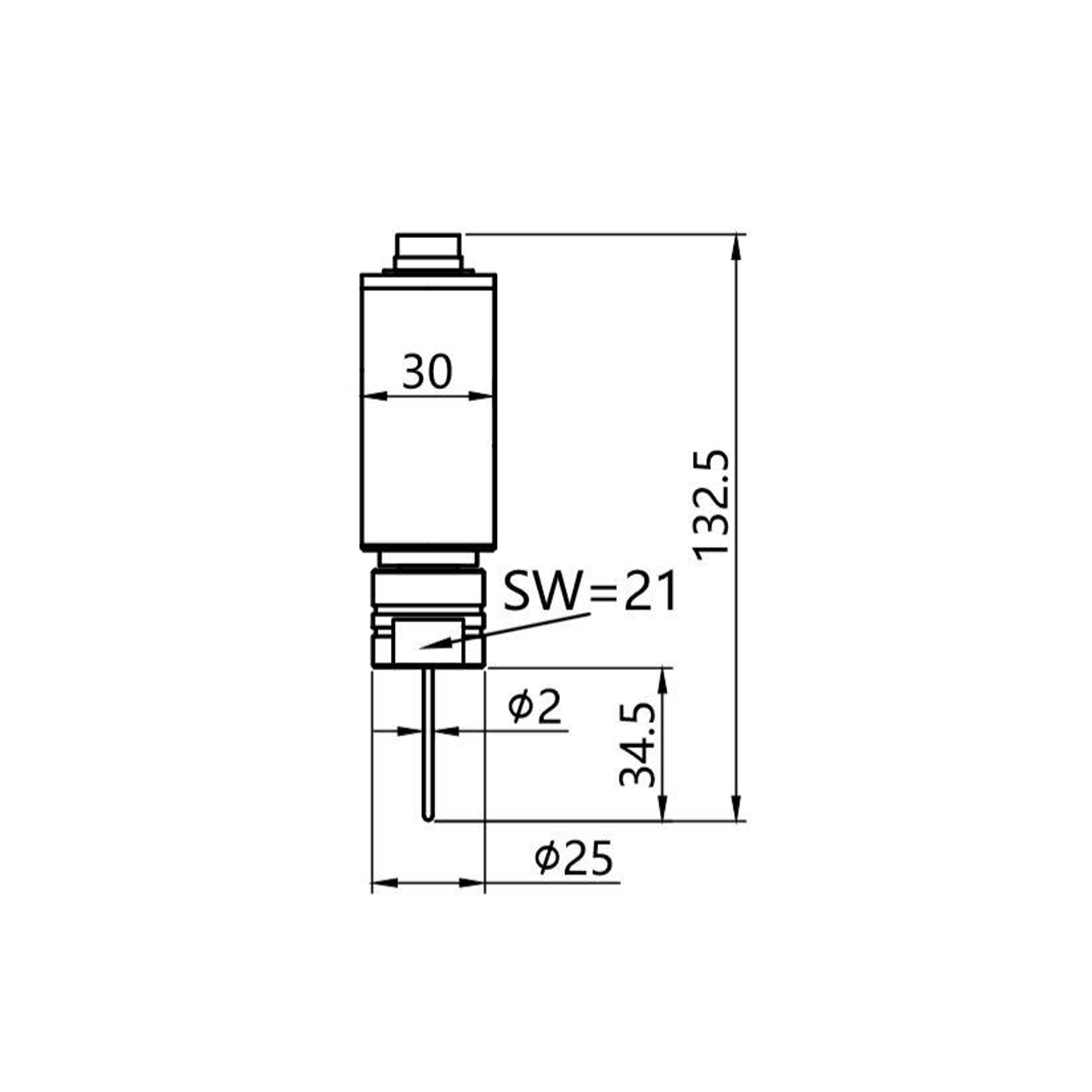 TE110 螺纹旋入式温度传感器