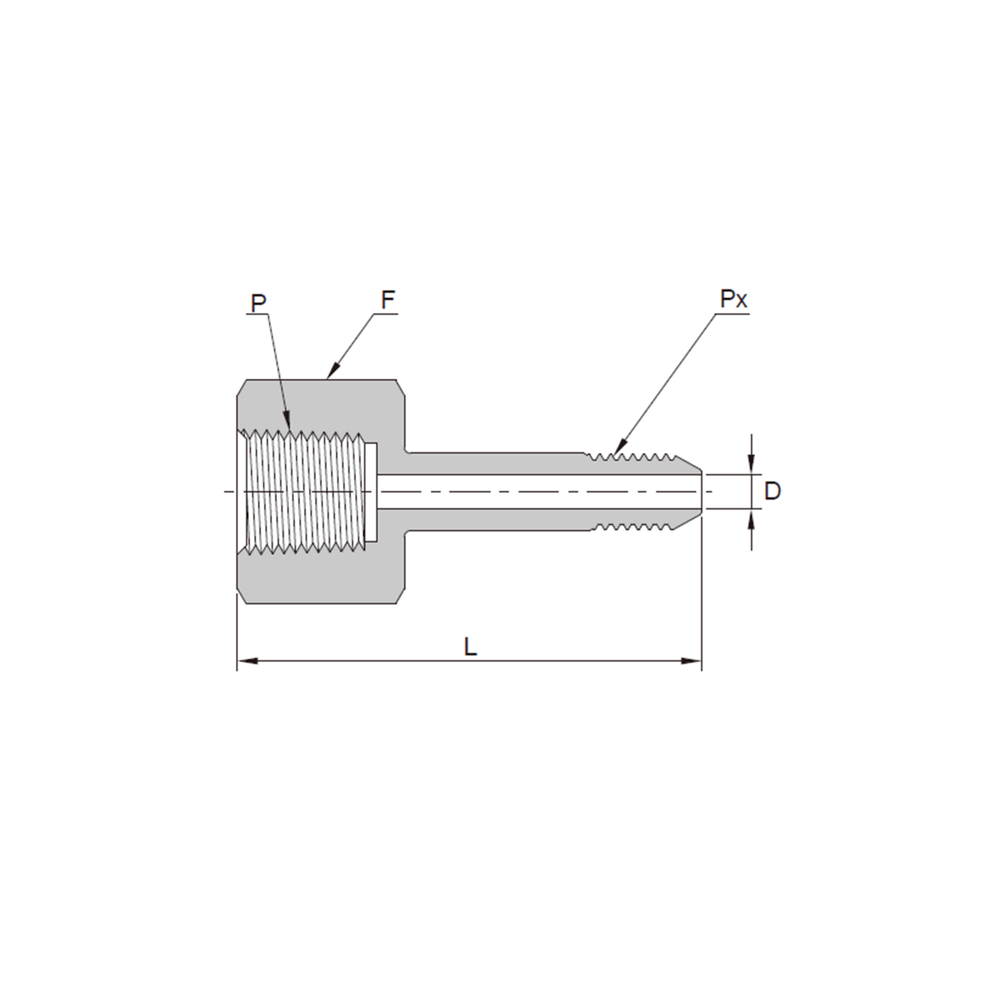 ‌NPT Female to MP Taper Adapter