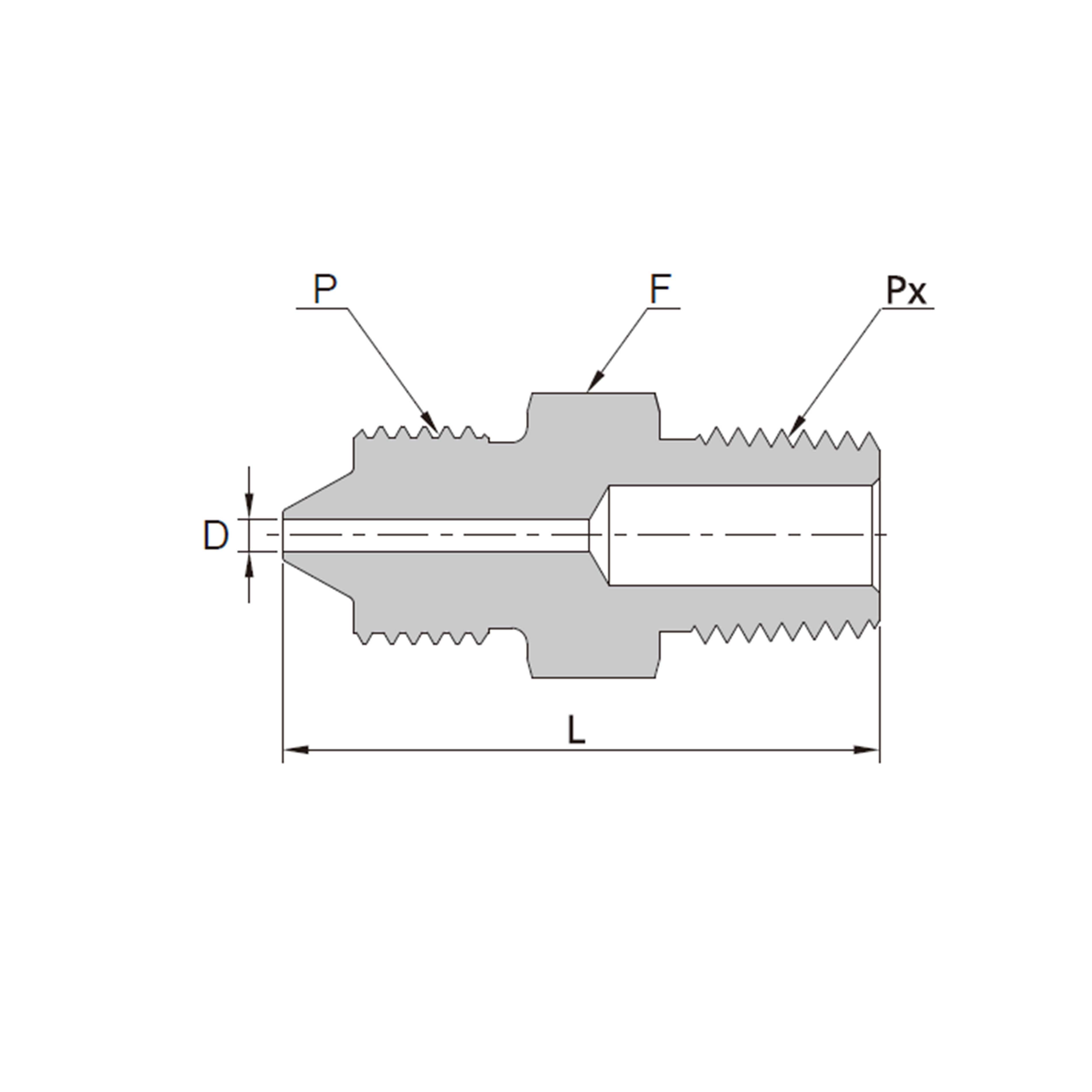 Male High Pressure to Male NPT