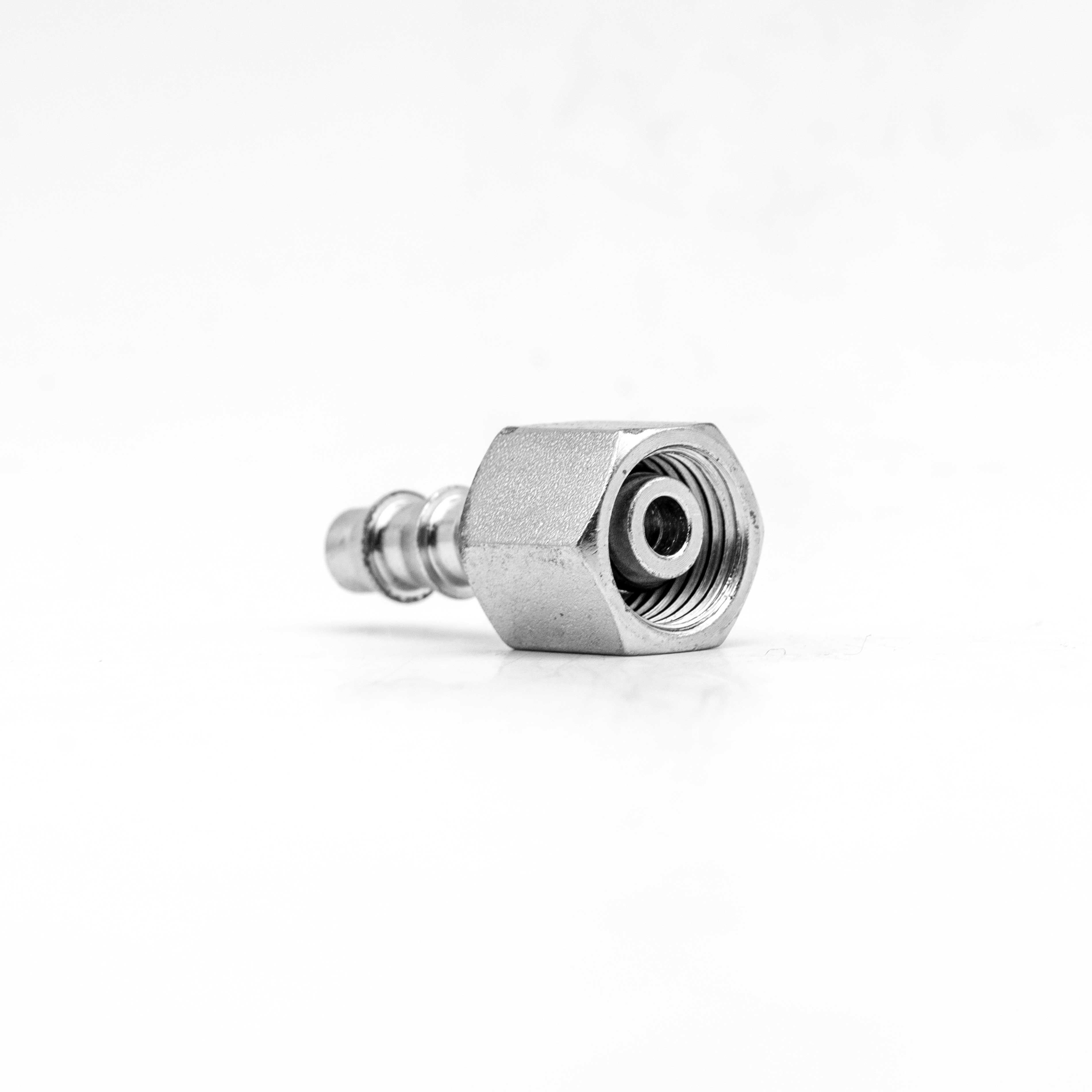 20411-PO  Swivel nut straight connector