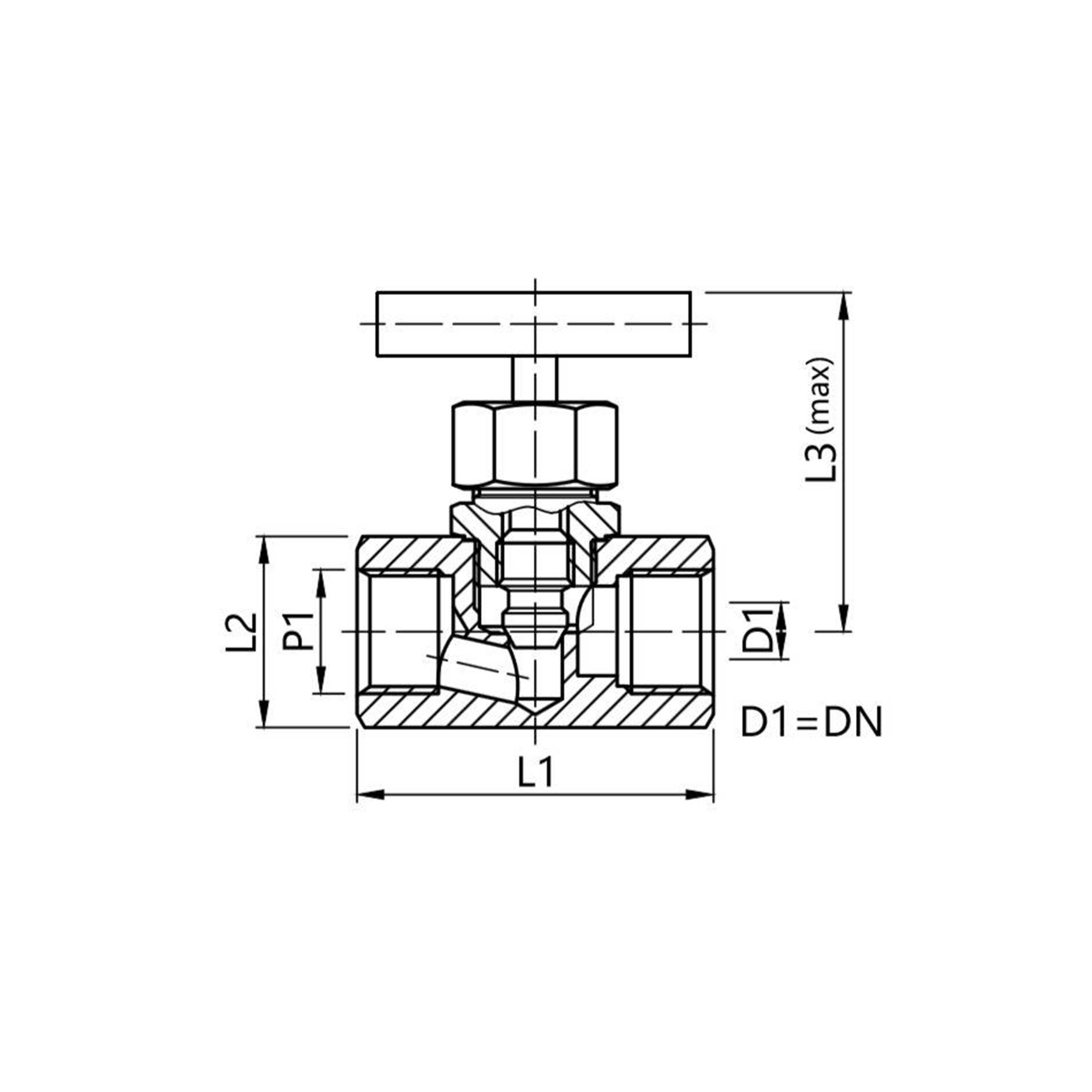 NV  Universal needle valve