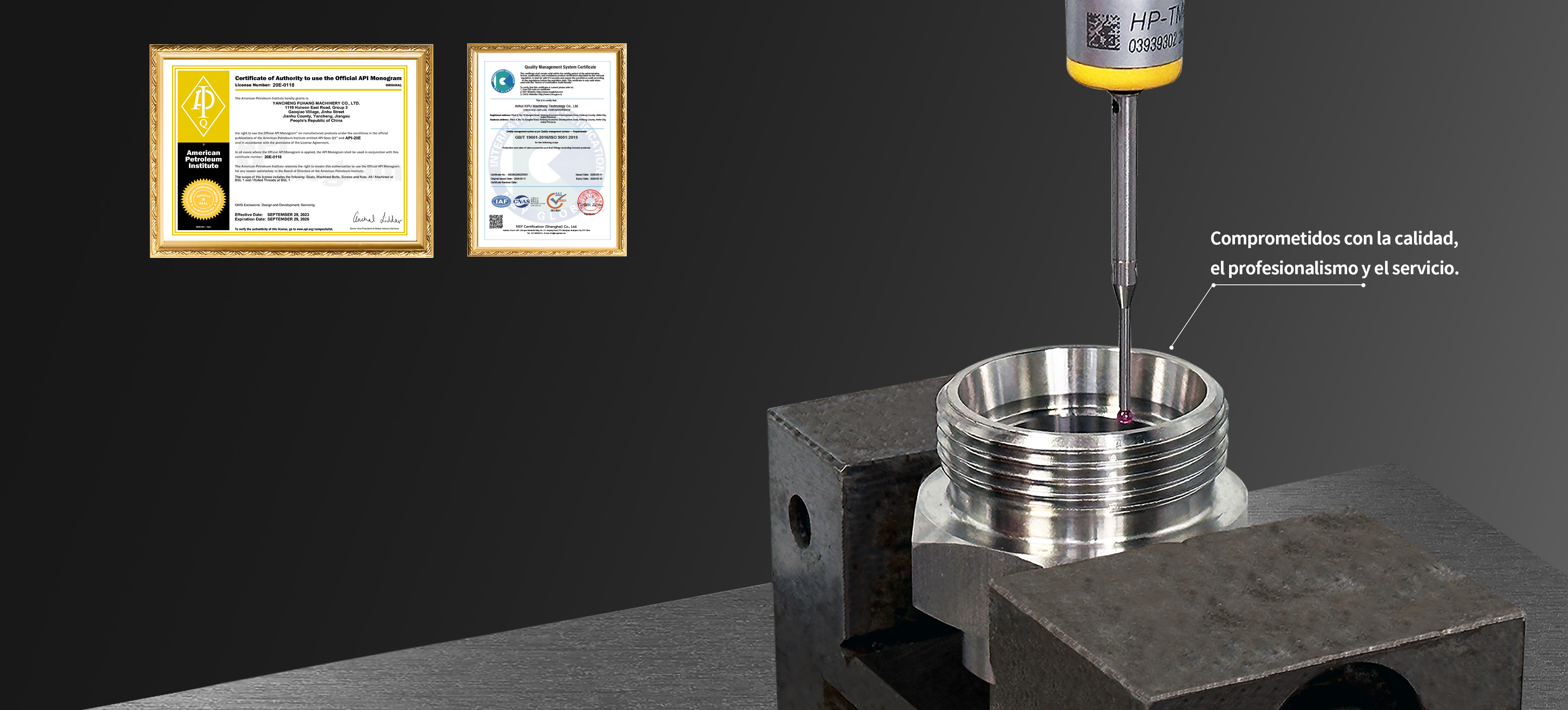 Precision Manufacturing · Stable Quality<br/>Strict Inspection · Standardized Production